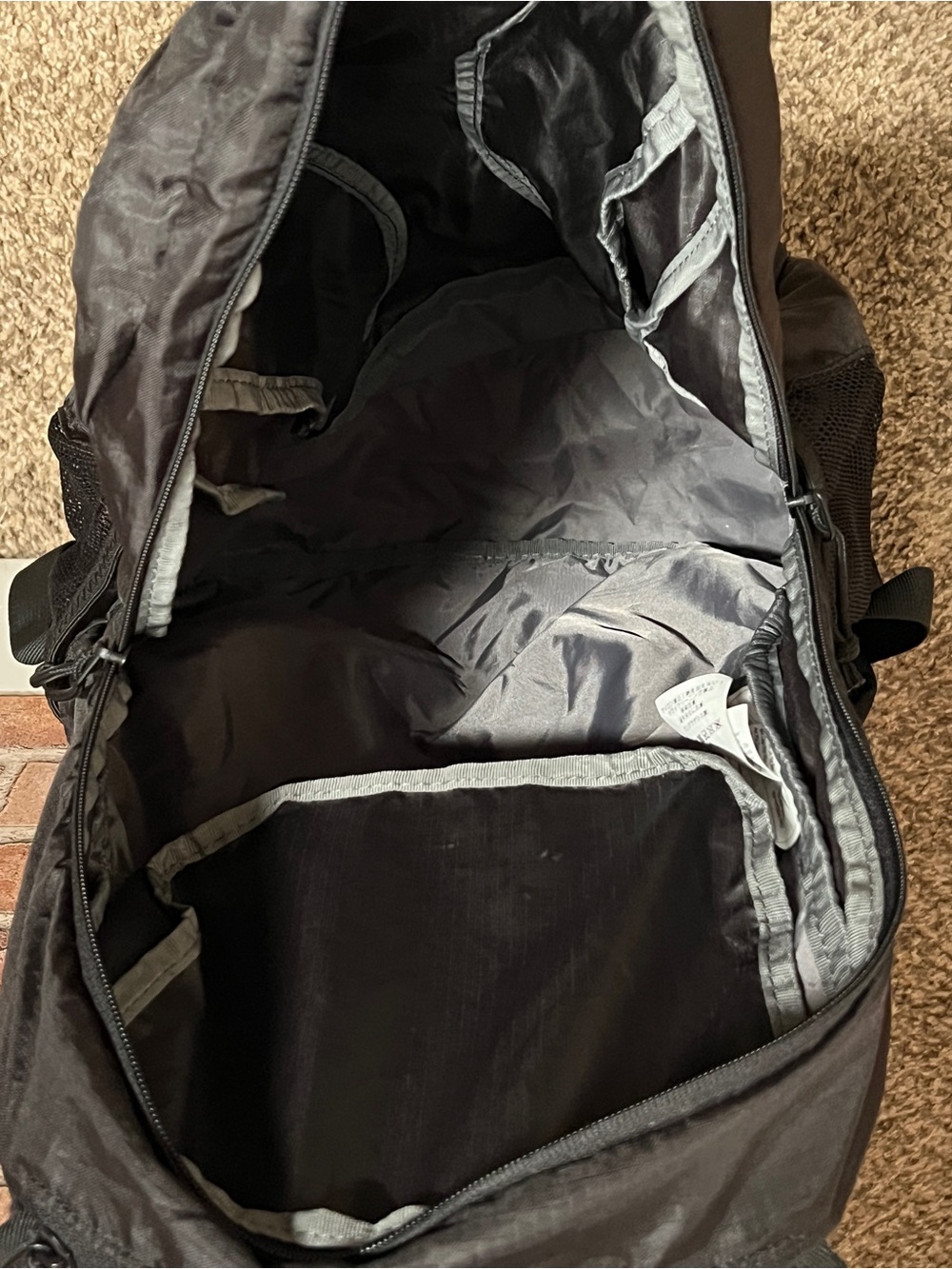 Eddie Bauer Black Stowaway Daypack with Front Bungee - Picture 3 of 7